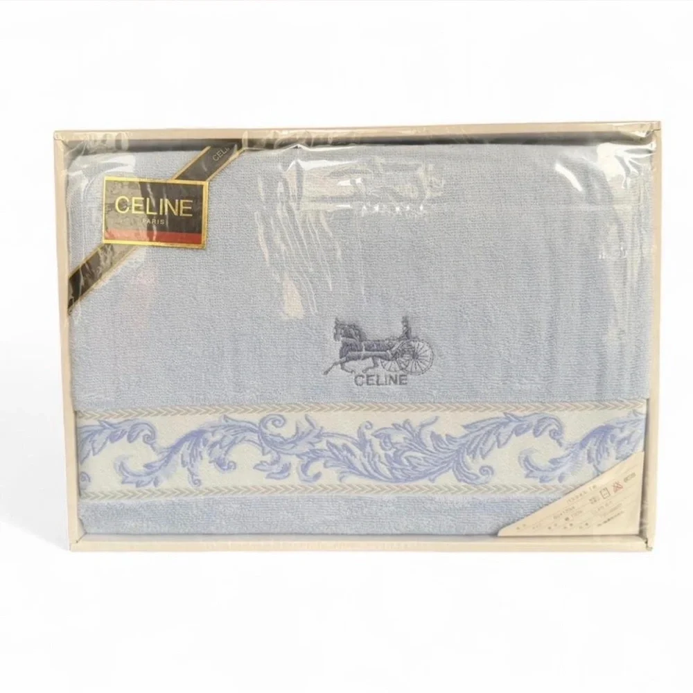1 Blue Celine Bath Towel
